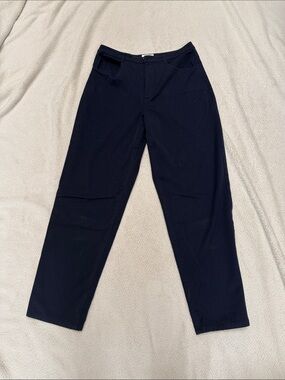 Talbots Navy Blue Straight-Leg Women's Trousers